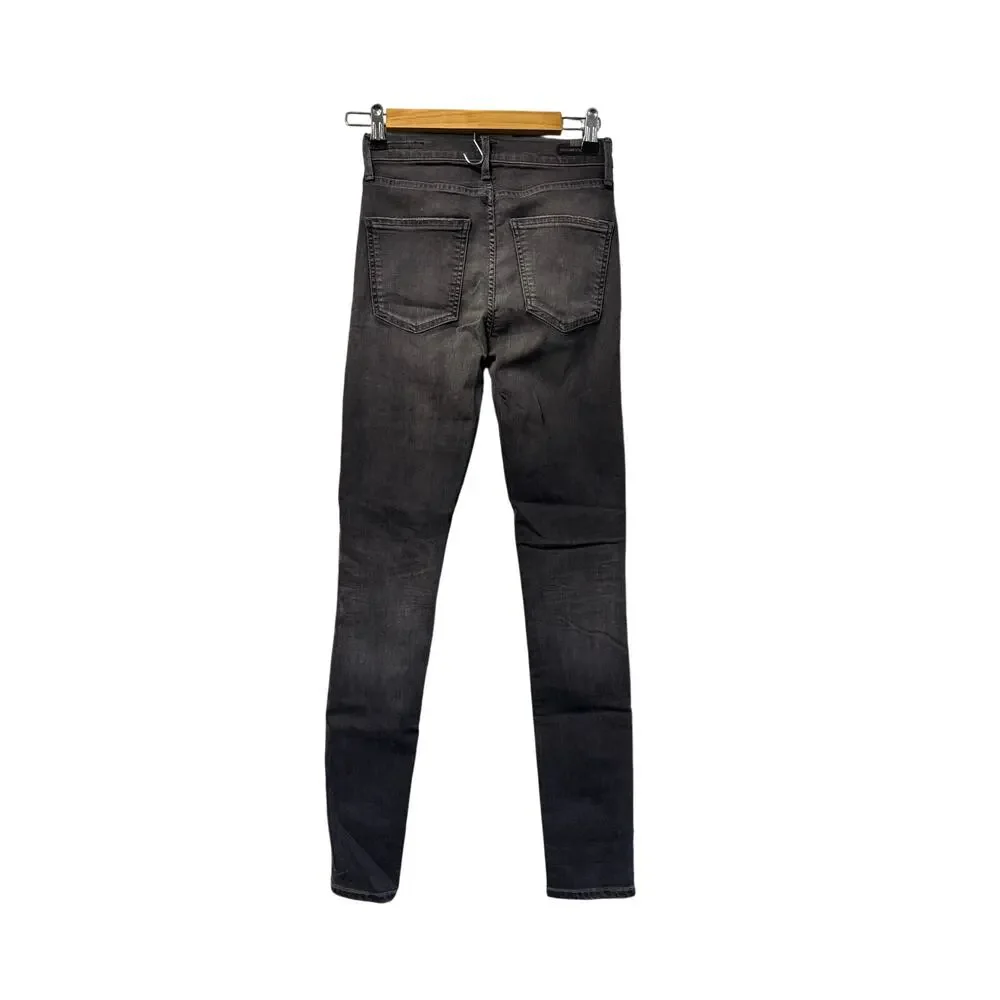 Citizens of humanity rocket high rise skinny black jeans sz 26